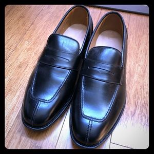 Allen Edmonds Glasgow Black Leather Loafers 11 D